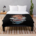 Ramen Dragon Plush Blanket - Cozy Japanese Anime Inspired Bedding