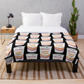Ramen plush blanket with Maruchan instant lunch design