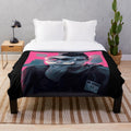Rami Malek Mr. Robot fan art plush blanket