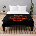 Ramming Stone" inspired plush blanket