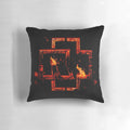 "Ramming Stone" Pillow featuring a humorous and music-inspired design