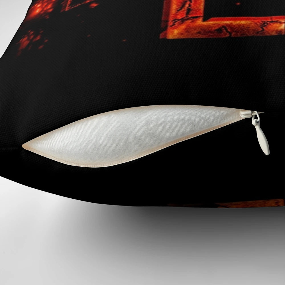 "Ramming Stone" Pillow featuring a humorous and music-inspired design