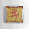 Rampant Lion Pillow featuring the iconic Scottish flag design, perfect for Scottish pride and home decor.