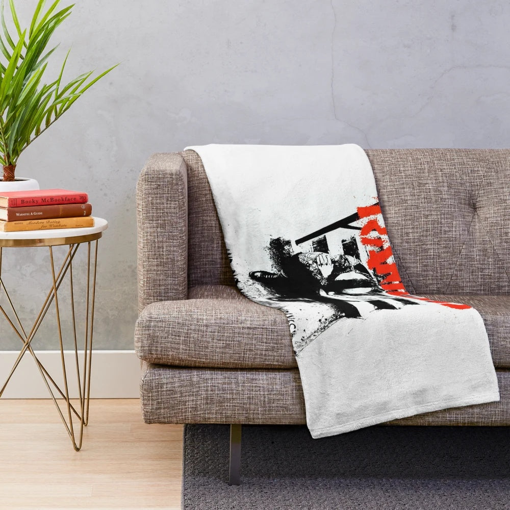Rancid plush blanket with band logo and album artwork