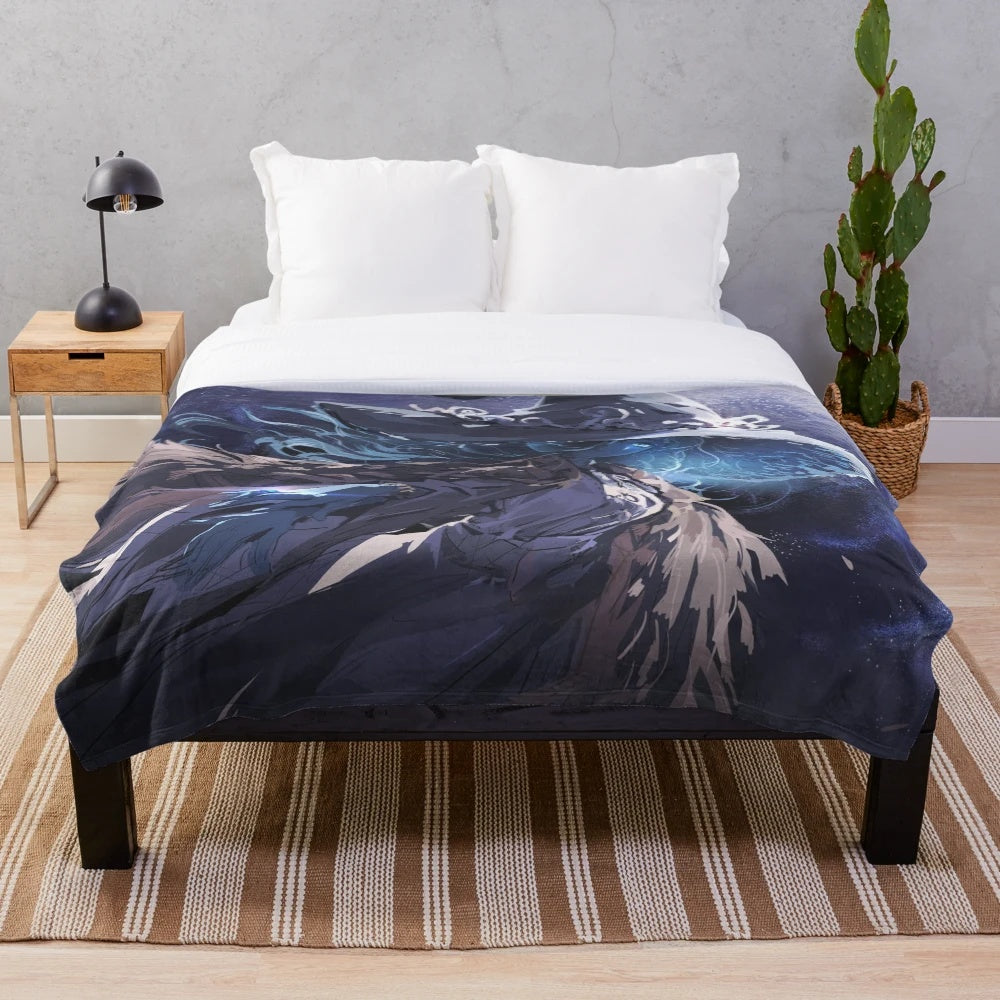 Ranni the Witch Inspired Moon Light Plush Blanket