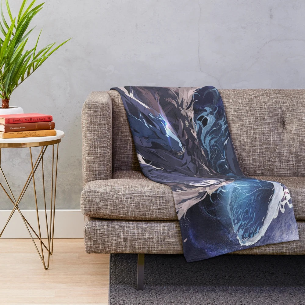 Ranni the Witch Inspired Moon Light Plush Blanket