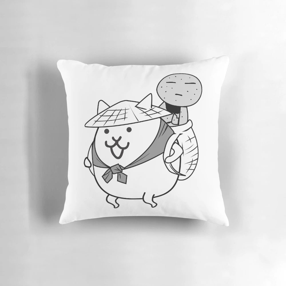 Rare Kasajizo Uber Cat Battle Cats Collectible Pillow