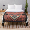 Rathalos-themed plush blanket for Monster Hunter enthusiasts