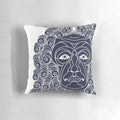 Decorative pillow featuring the image and name of the renowned 18th century German philosopher G.W.L. Leibniz.