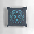 React framework mandala pattern pillow for coders and developers
