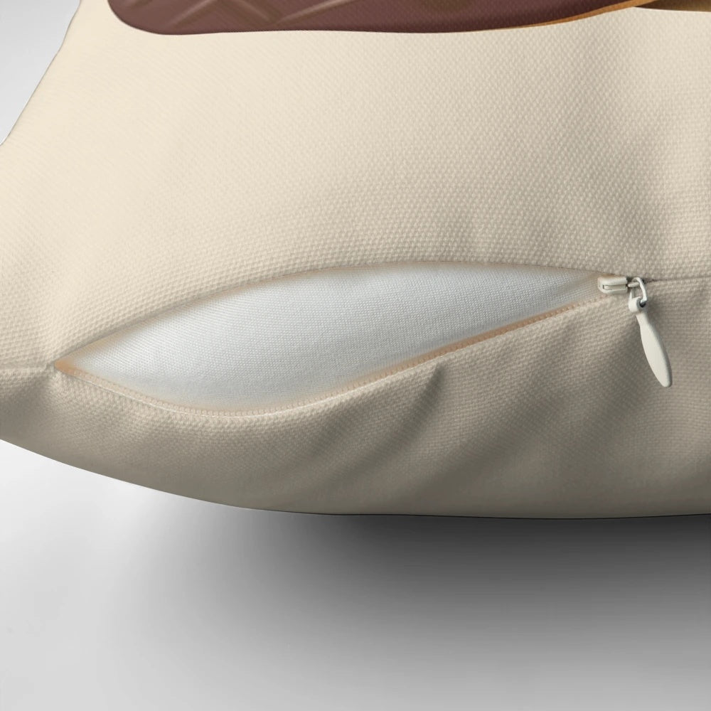 Realistic 3D pillow in the shape of milk chocolate digestive biscuits from the UK brand McVities