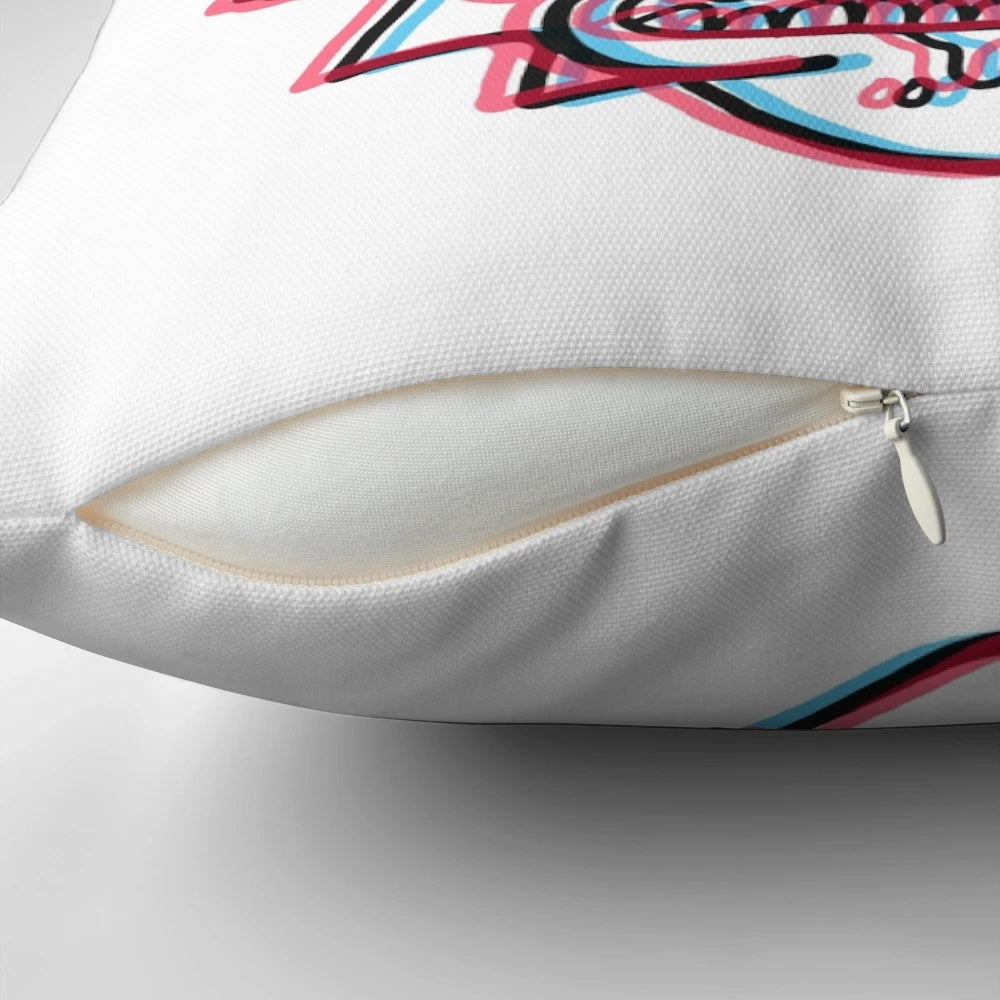 3D Rick Sanchez from Rick and Morty™ printed on a plush pillow