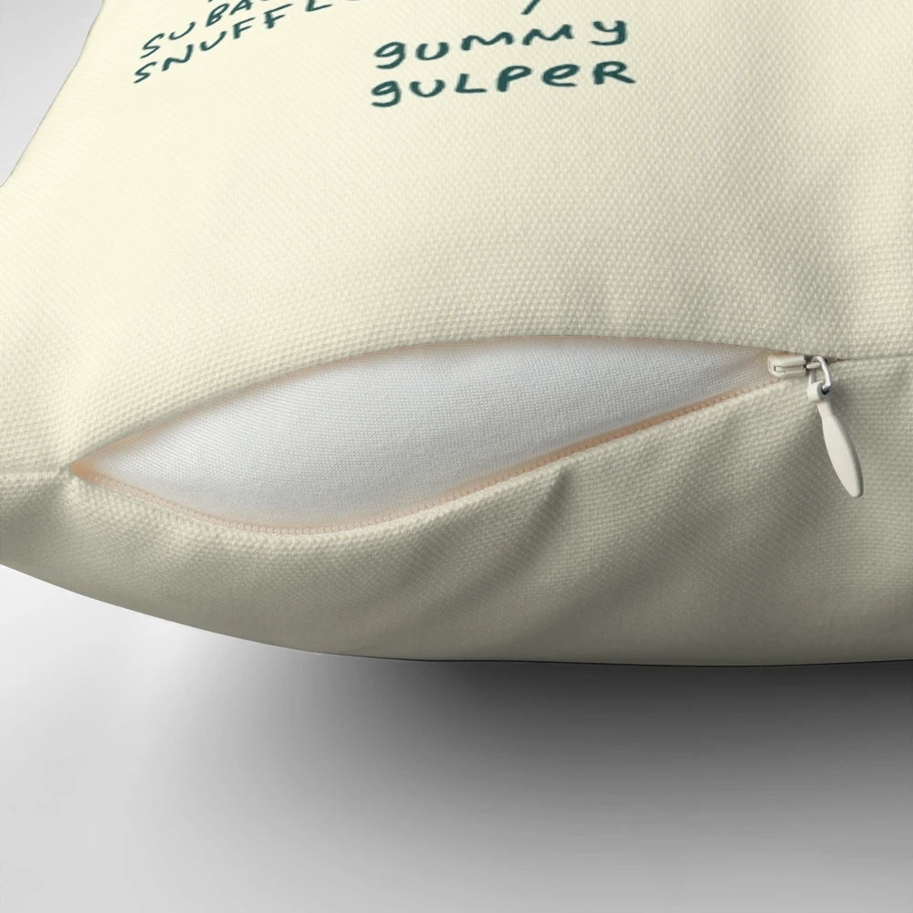 Detailed Axolotl Pillow featuring the Anatomy of this Unique Amphibian