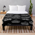 British Tank Plush Blanket for Military Enthusiasts