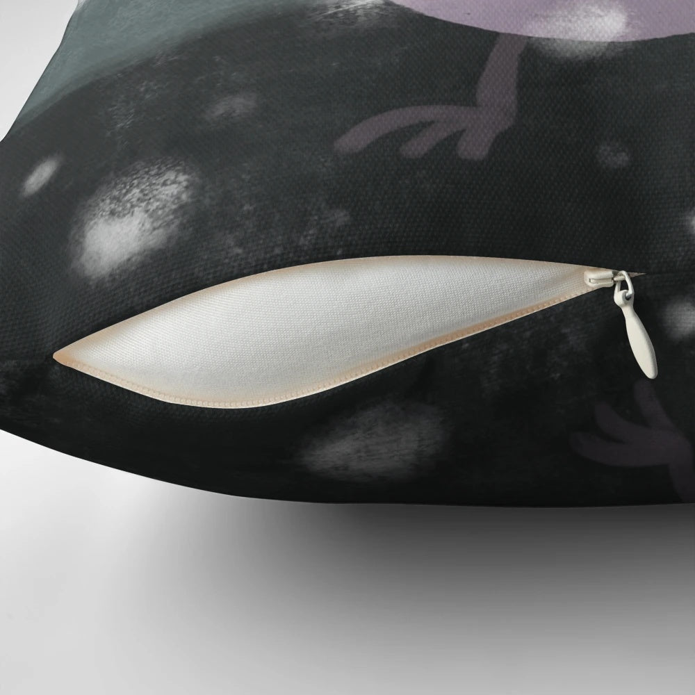 A high-quality throw pillow featuring a detailed, realistic image of an urban pigeon.