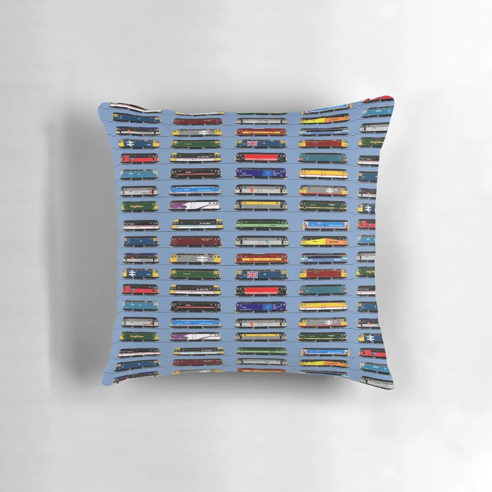 Class 47 Diesel Locomotive Pillow - Comfortable Cushion for Train Lovers
