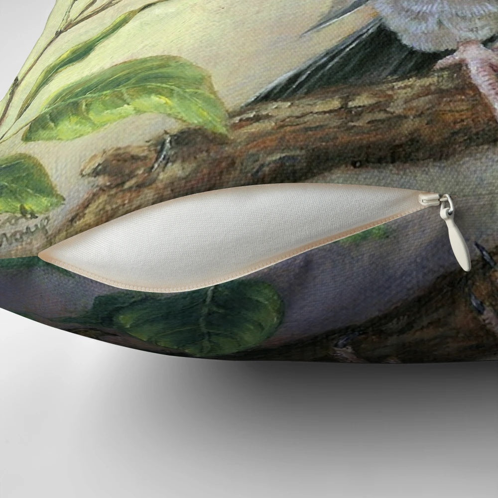 Soft and cuddly cockatiel pillow with detailed gray feathers and lifelike design, perfect for bird enthusiasts and nature-inspired home decor.