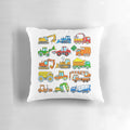 Realistic construction vehicles excavator plush pillow for kids