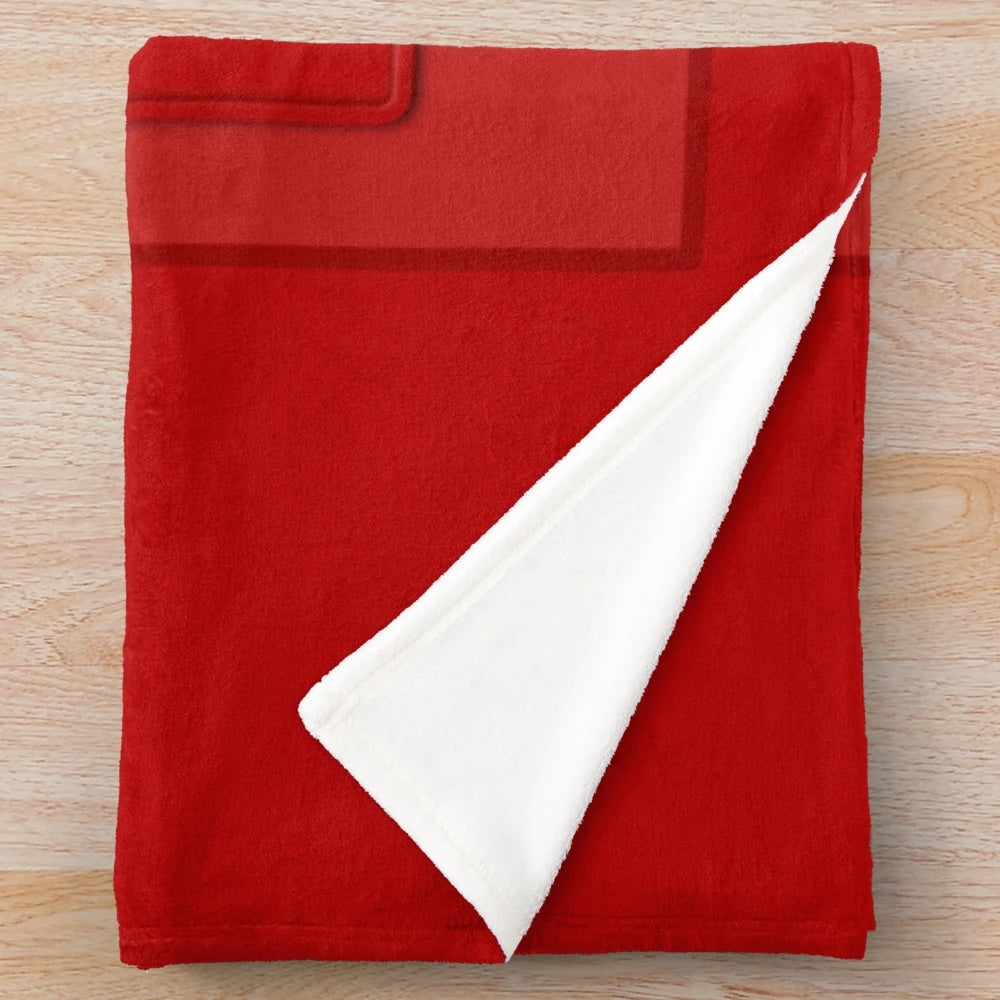 Fire alarm pull station plush blanket for home decor