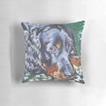 Realistic painting of a beautiful gordon setter dog