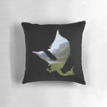 Photo of a Monster Hunter Rathalos-inspired plush pillow, a realistic wyvern-style dragon design for gamers.