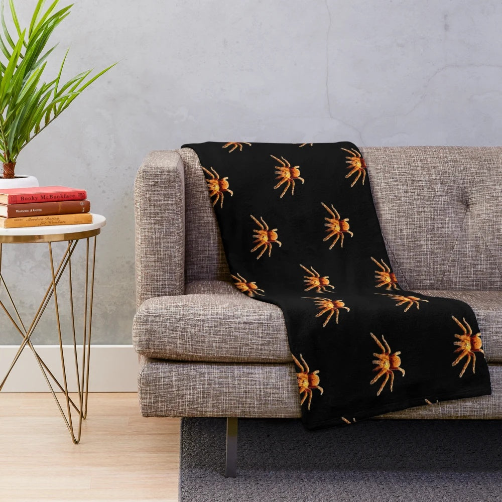 Orange Baboon Tarantula (Pterinochilus murinus) Plush Blanket