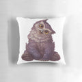 Soft, cuddly owlbear cub plush pillow for roleplaying games and home decor
