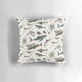 Soft, plush pillow featuring a realistic shark design, perfect for ocean and marine life enthusiasts.