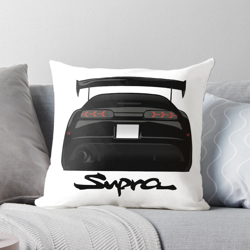 Toyota Supra MK4 2JZ Tuner Car Pillow