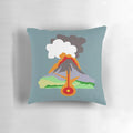 Volcano Pillow with Detailed Cross-Section Design