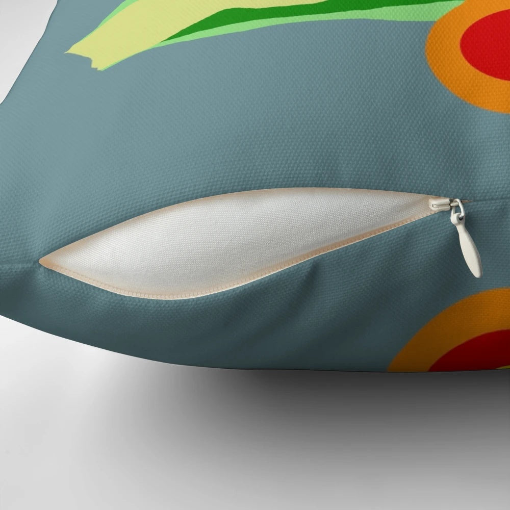 Volcano Pillow with Detailed Cross-Section Design