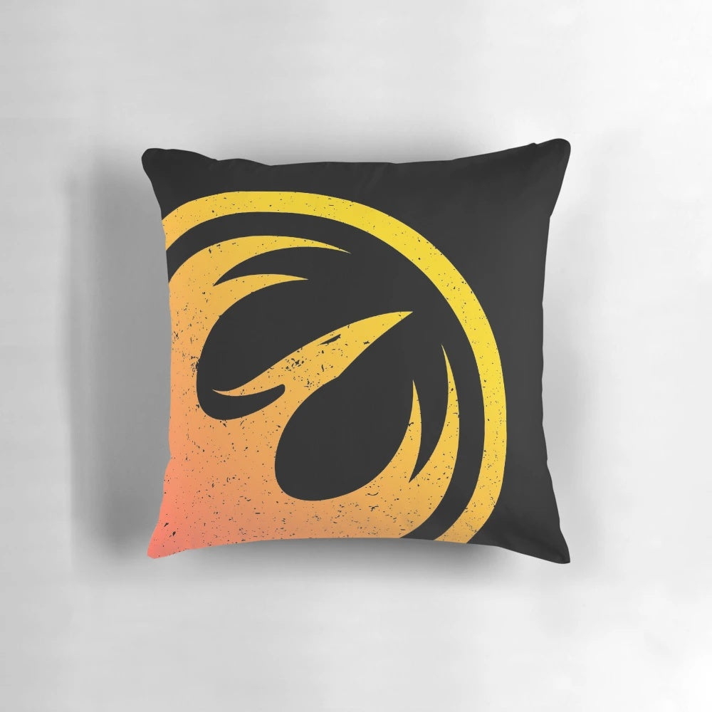 A distressed Star Wars rebellion-themed pillow featuring characters like Ahsoka Tano and Sabine Wren.