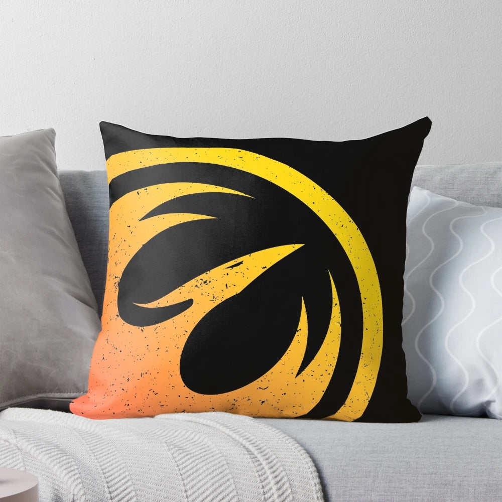 A distressed Star Wars rebellion-themed pillow featuring characters like Ahsoka Tano and Sabine Wren.