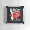 Red Dwarf-themed pillow featuring the iconic characters from the classic 80s sci-fi comedy series
