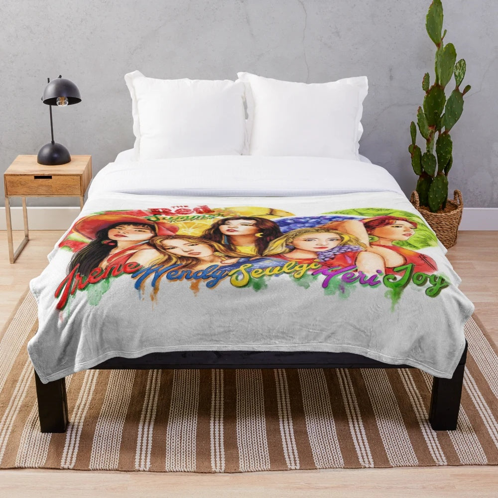Red Velvet "Red Summer" Inspired Plush Blanket