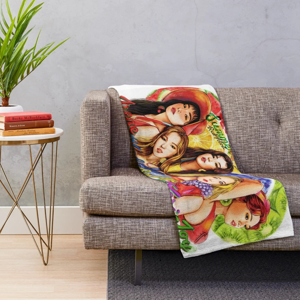 Red Velvet "Red Summer" Inspired Plush Blanket
