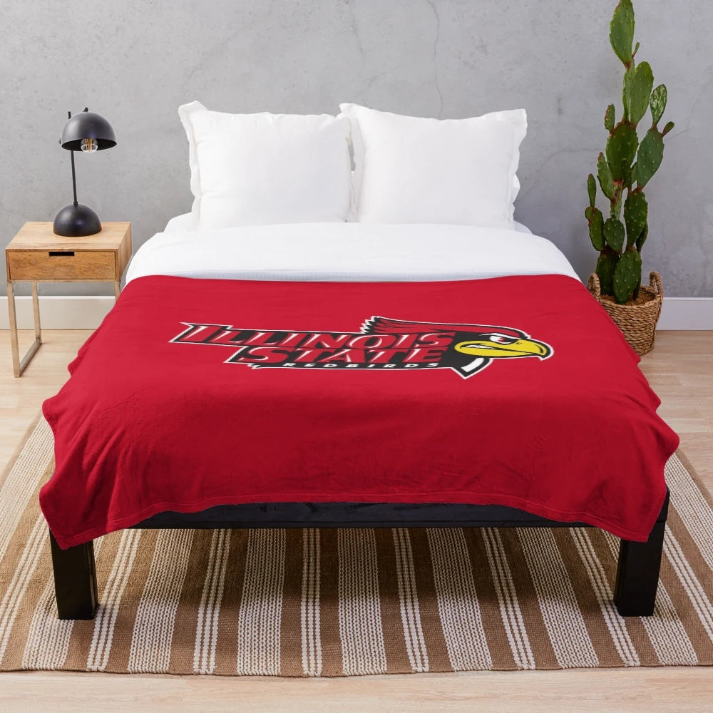 Redbirds Themed Plush Blanket with Logo