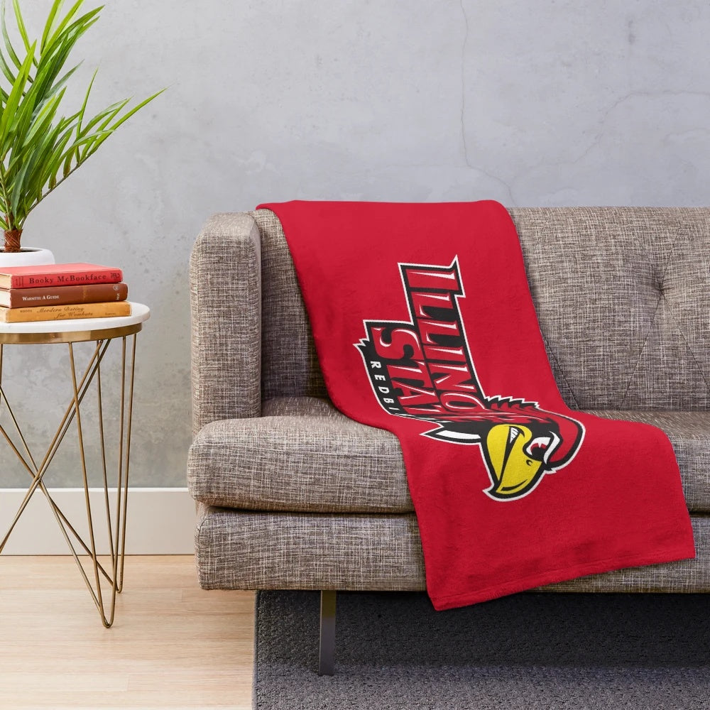 Redbirds Themed Plush Blanket with Logo