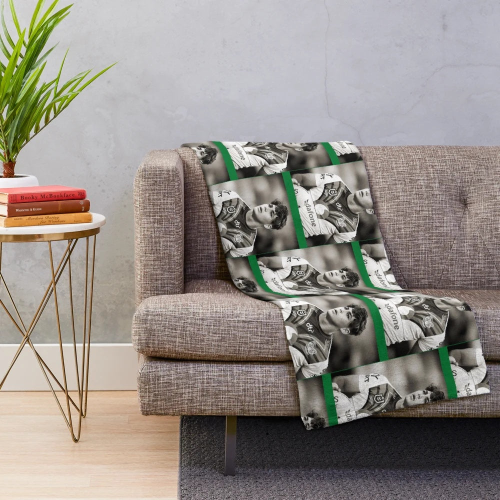 Reece Walsh inspired sports plush blanket with Maori designs
