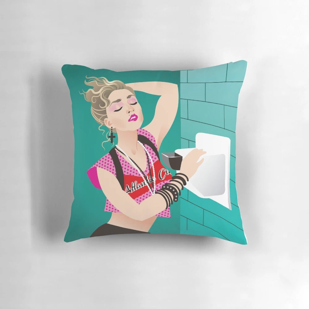 Soft and breathable fresh pillow with Alejandro Mogollo art design