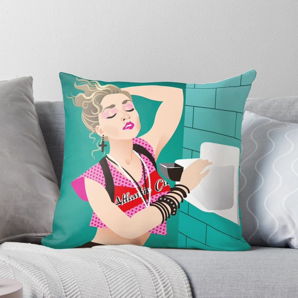 Soft and breathable fresh pillow with Alejandro Mogollo art design