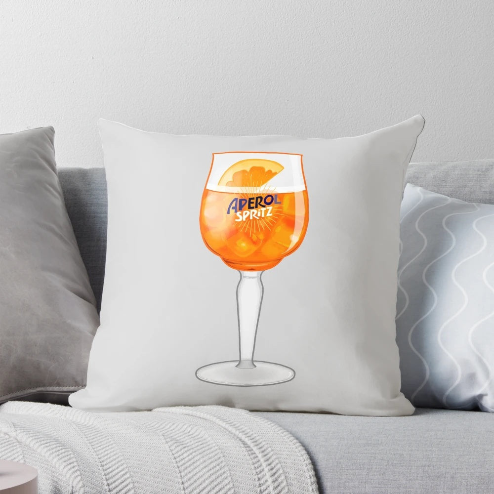 Aperol Spritz Cocktail in a Wine Glass