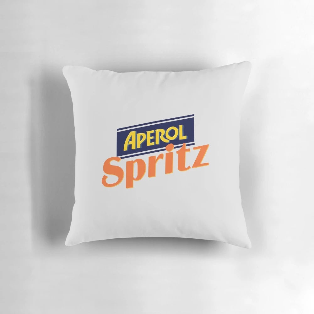 Aperol Spritz-inspired throw pillow for home decor