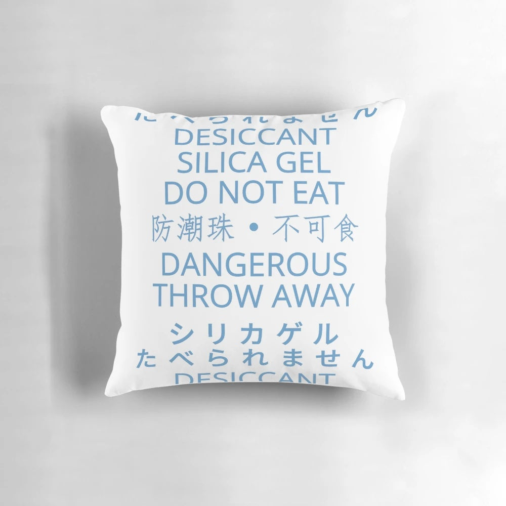 Desiccant silica gel pillow with a fun, food-themed design