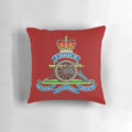 Royal Regiment of Artillery Pillow with Cannon and Military Insignia