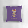 Elegant pillow featuring the Royal Cypher of King Charles III, the new monarch of the United Kingdom and the Commonwealth.