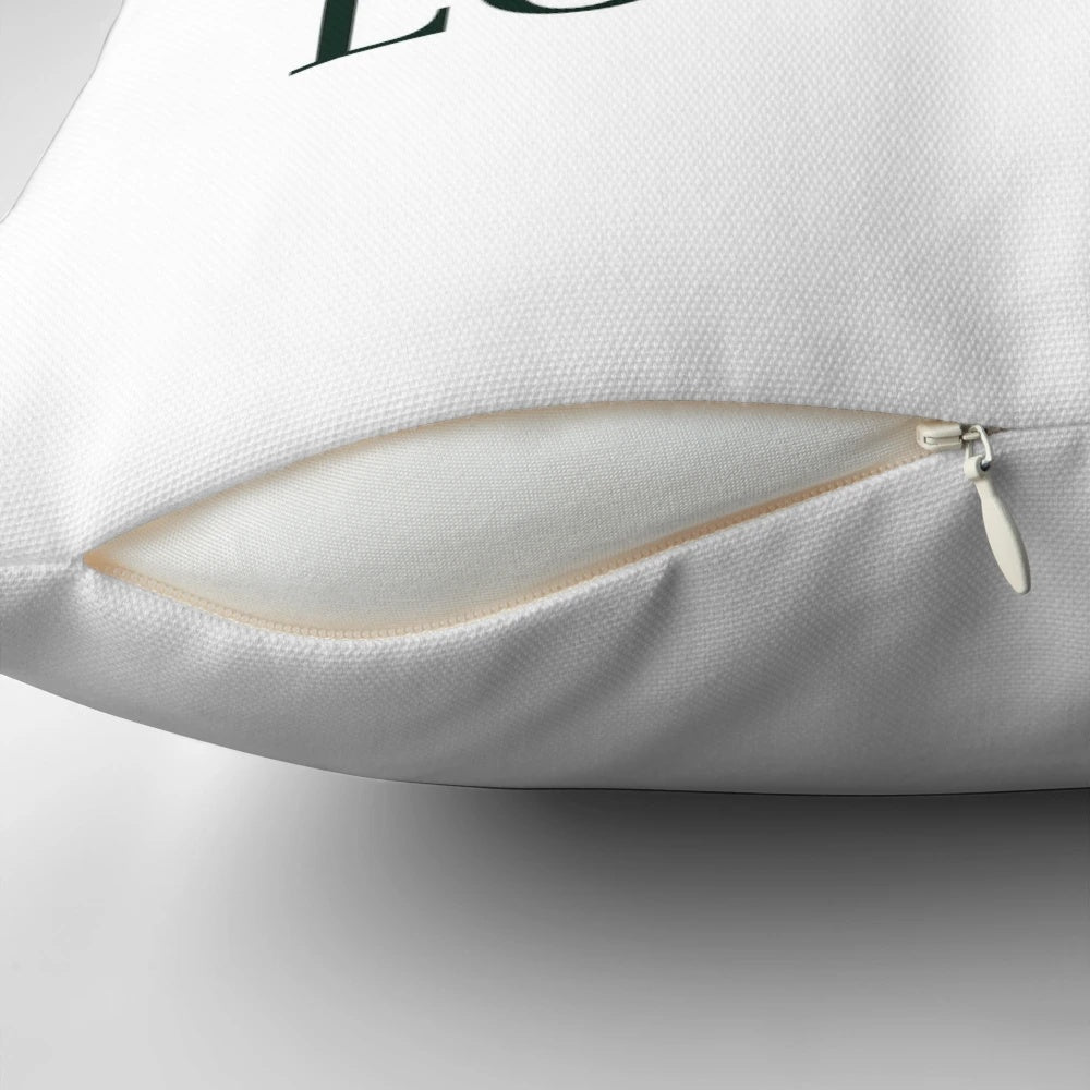 HIS LORDSHIP Luxury Pillow, featuring a royal crown and heraldic design