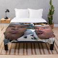 King George Plush Blanket - Inspired by the Hamilton Musical