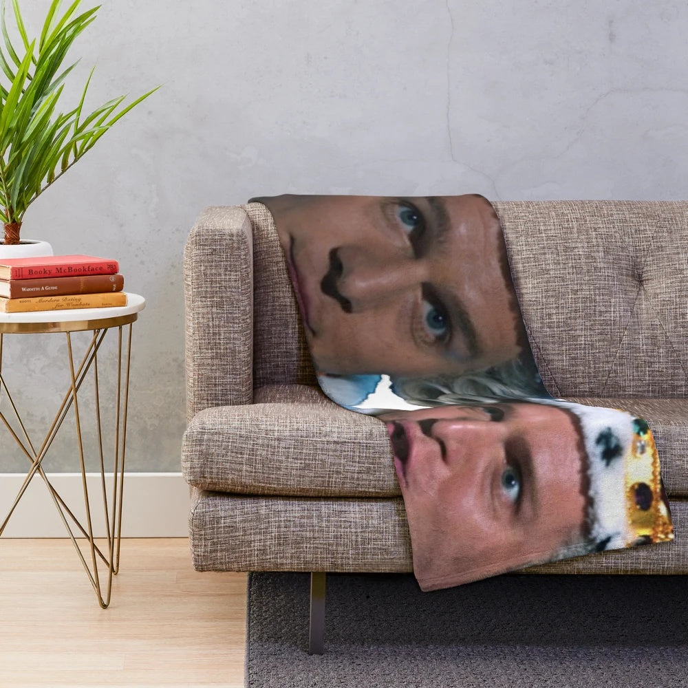 King George Plush Blanket - Inspired by the Hamilton Musical