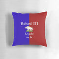 Decorative pillow featuring the Yorkist white boar crest, representing the legendary King Richard III